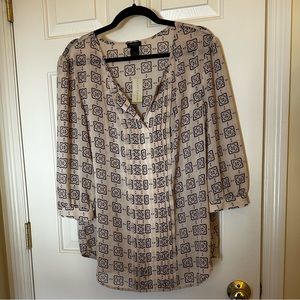 XL Ann Taylor 3/4 sleeve blouse
